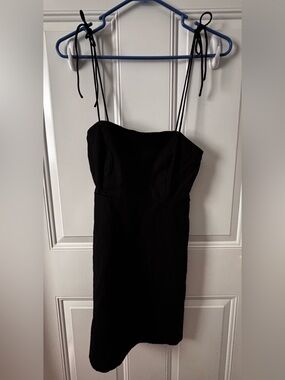 Old Navy Black Mini Dress with Tie Straps